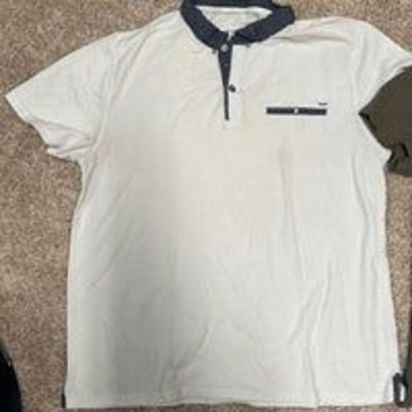 2 Guess Collar Polo Shirt single Breast pocket - Picture 2 of 5